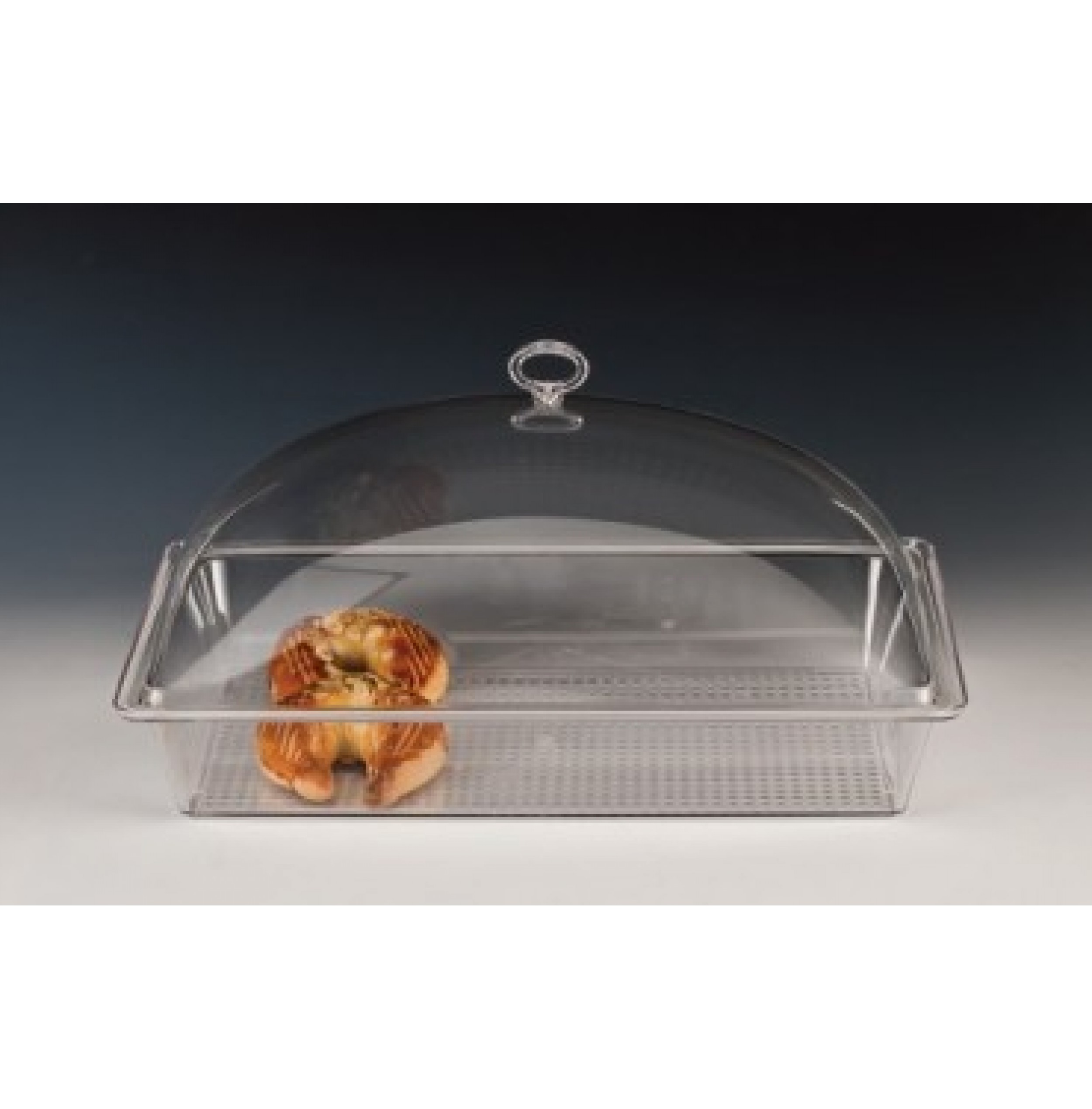POLYCARBONAT TEPSİLİ MUHAFAZA KABI / DERİN 44 X 28 X H: 18 Cm